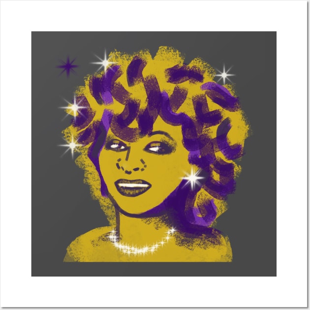 Star women tina Wall Art by Ganna_Panna